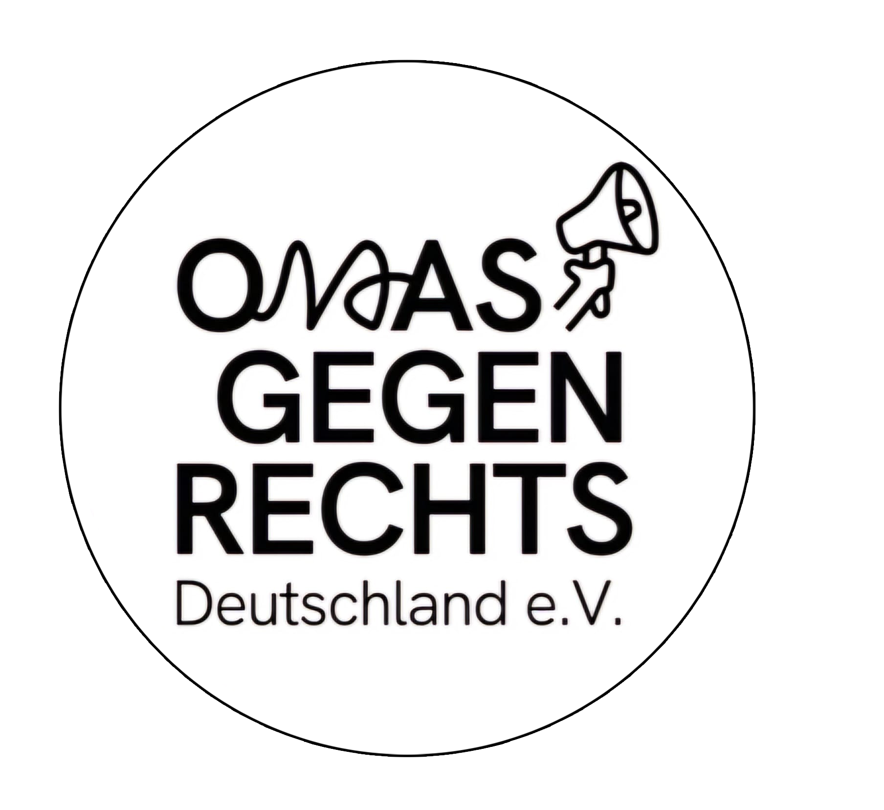 Geschütztes Logo des Vereins Omas gegen Rechts Deutschland e.V.